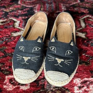 Charlotte Olympia cat slip ons